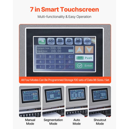 E520T - VEVOR 20.28" Electric Paper Cutter with Touchscreen Control