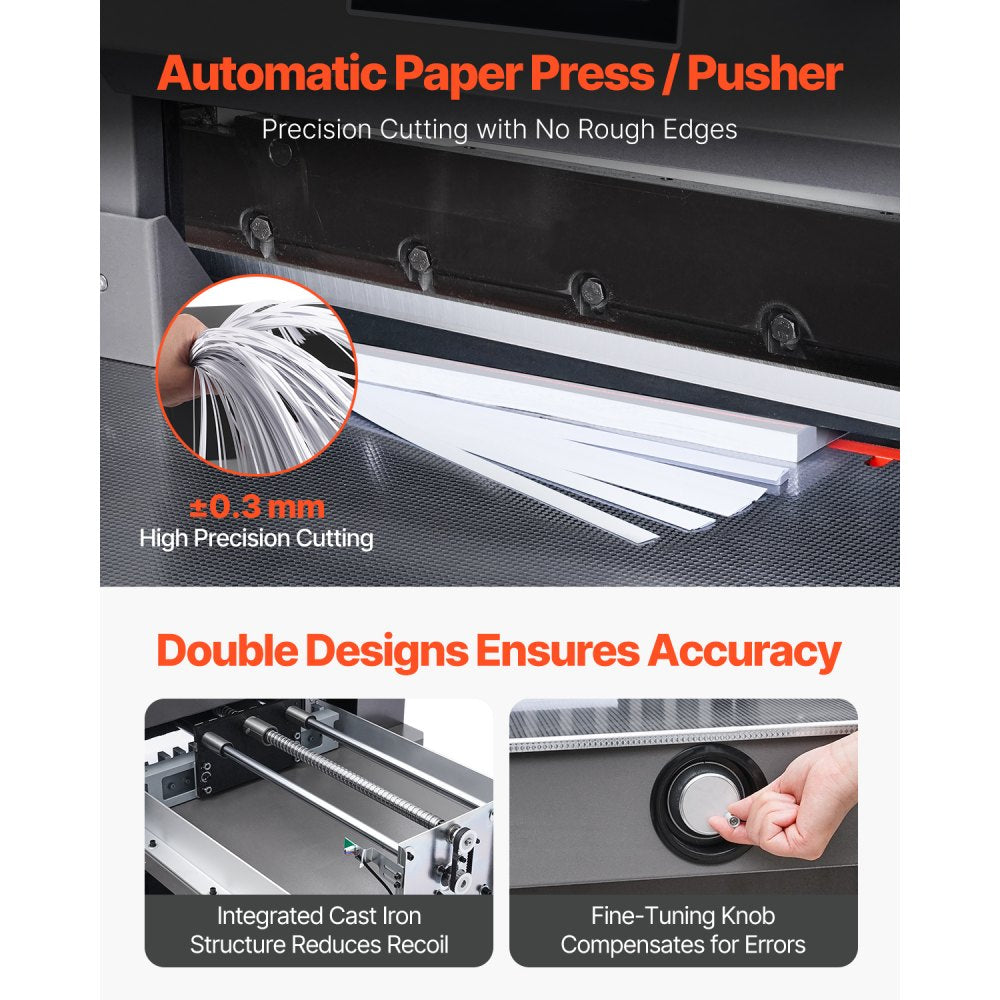 E520T - VEVOR 20.28" Electric Paper Cutter with Touchscreen Control