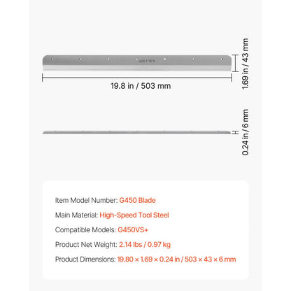 G450 Blade - High-Speed Steel Blade for G450VS+ Electric Cutter