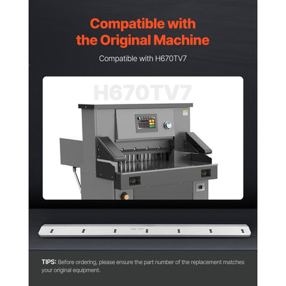 H670TV7 - Premium Tool Steel Blade for H670 Electric Cutter