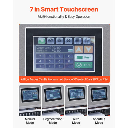 H520TV7 - 20.28" Electric Hydraulic Paper Cutter with Touchscreen & Precision Cutting