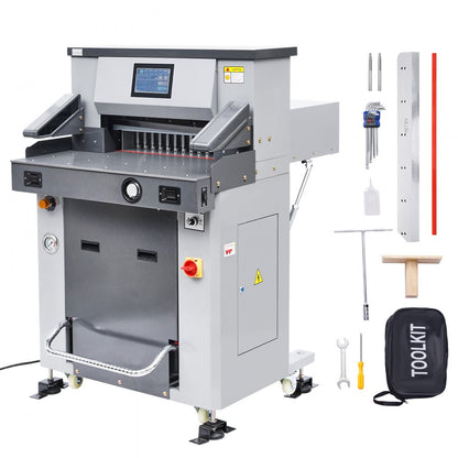 H520TV7 - 20.28" Electric Hydraulic Paper Cutter with Touchscreen & Precision Cutting