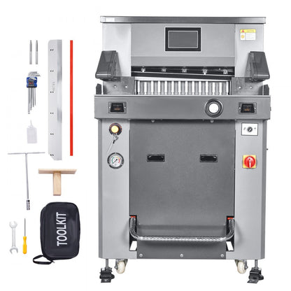 H520TV7 - 20.28" Electric Hydraulic Paper Cutter with Touchscreen & Precision Cutting