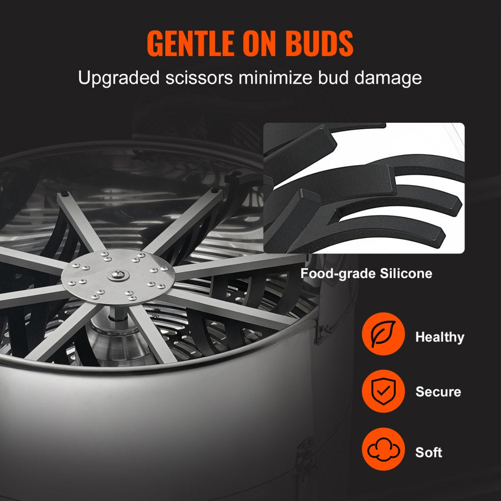 TM18-S-D - VEVOR 18" Electric Bud Trimmer with Adjustable Speed & Stainless Steel Blades