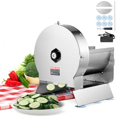 SL-06 - Adjustable Electric Vegetable Slicer, 0-0.5" Thickness for Perfect Cuts