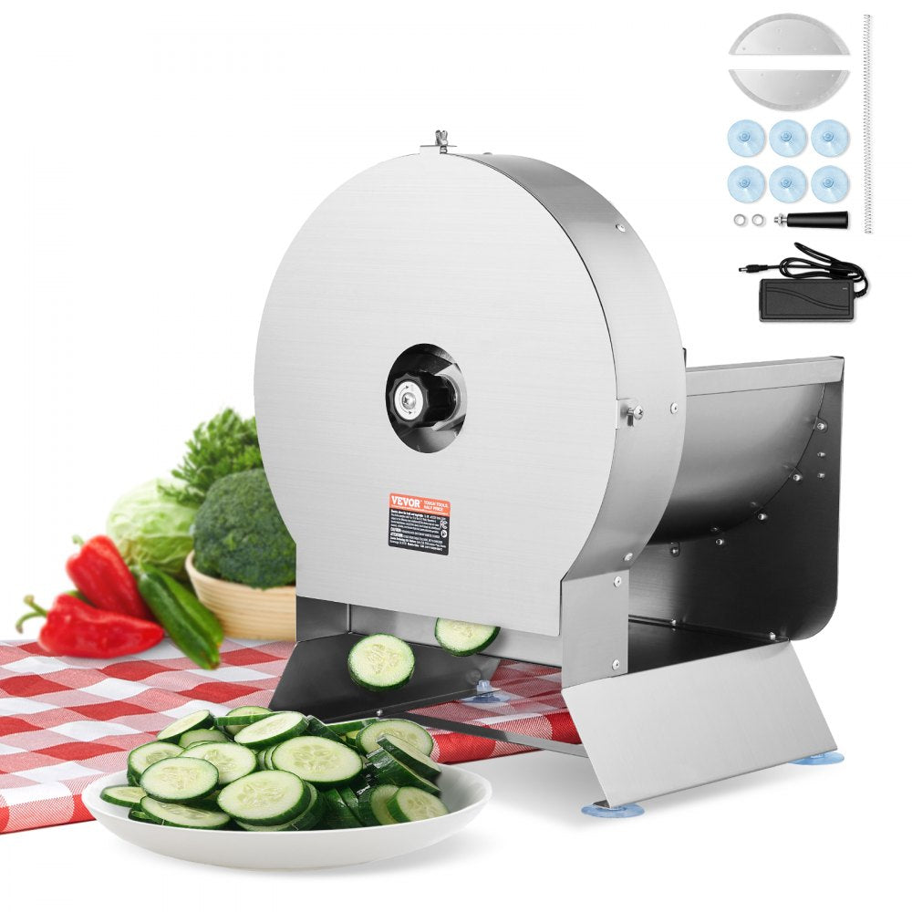 SL-08 - Versatile Electric Vegetable Slicer with Adjustable 0-12mm Thickness