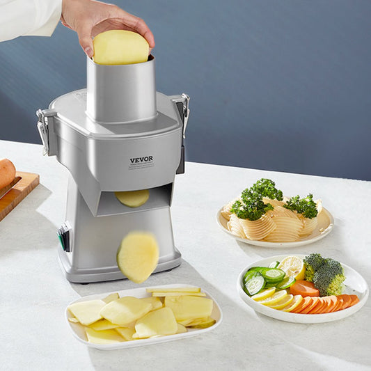 GJ817 - 4-in-1 Electric Slicer with Adjustable Thickness & Durable Shell