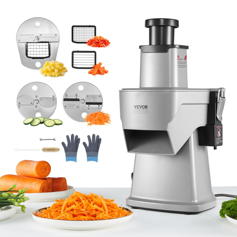 GJ817 - 4-in-1 Electric Slicer with Adjustable Thickness & Durable Shell