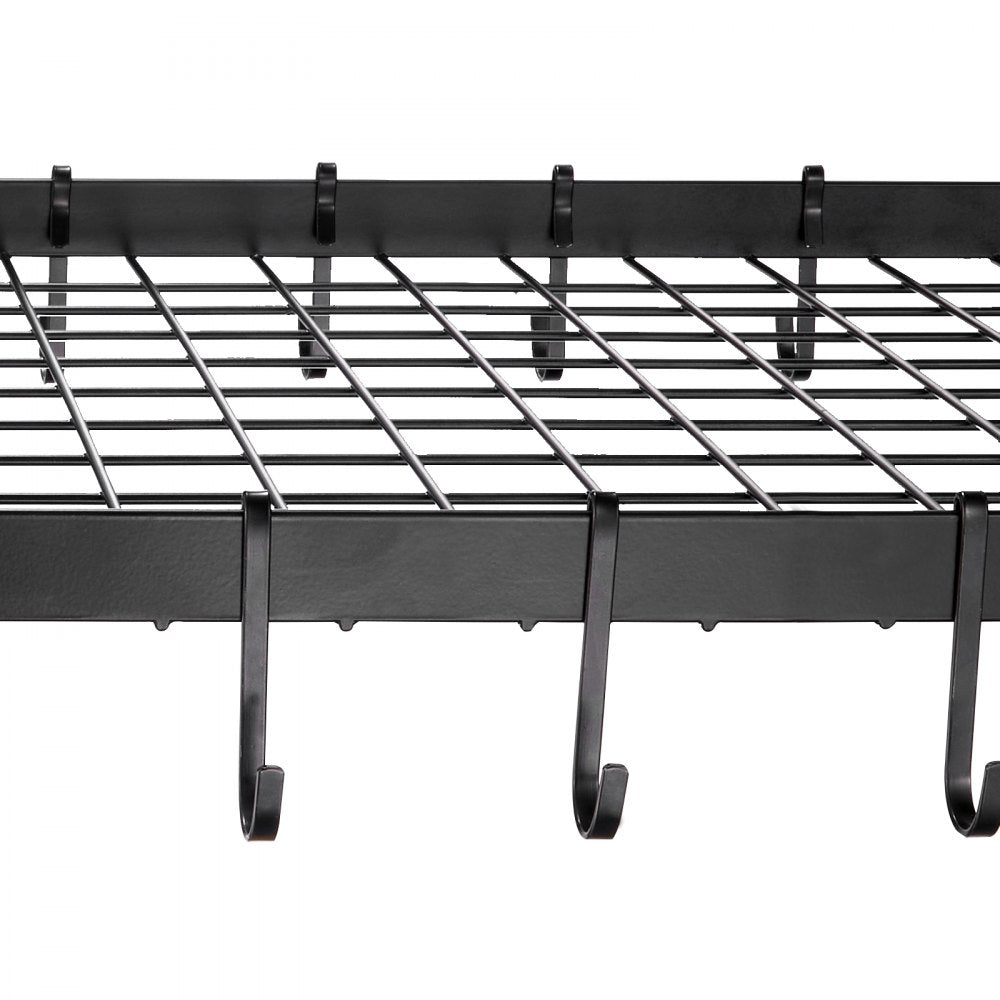 LX-P9251E - 36" Carbon Steel Hanging Pot Rack with 20 S-Hooks