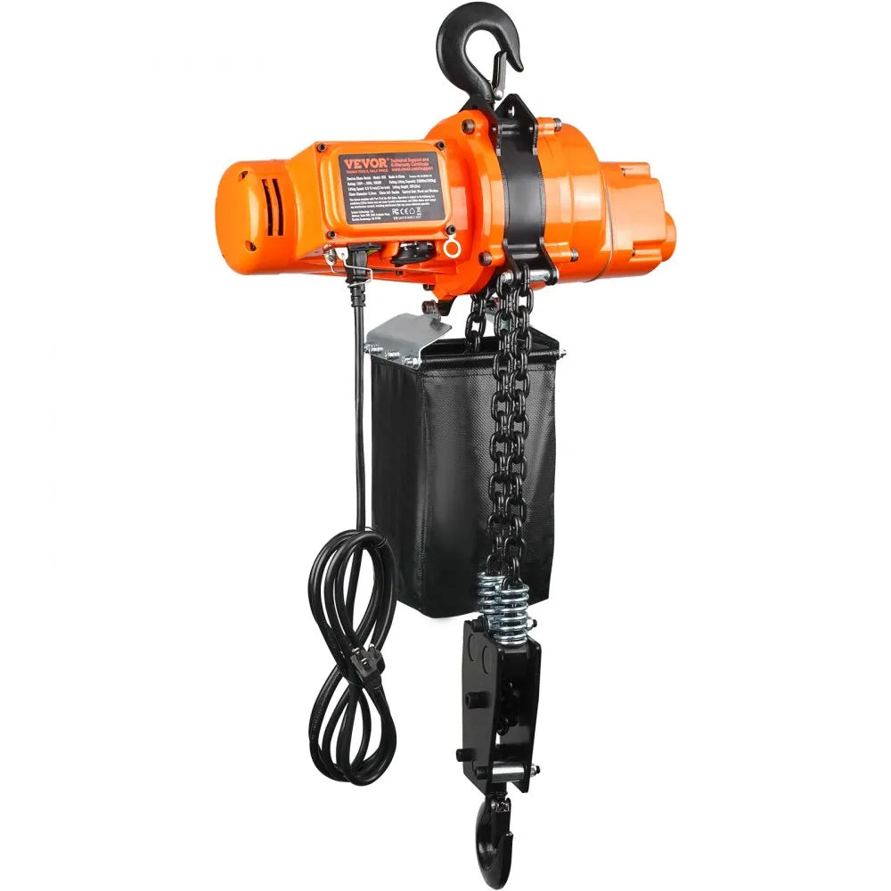 H10 - 2200 lbs VEVOR Electric Chain Hoist, 20 ft Lifting Power