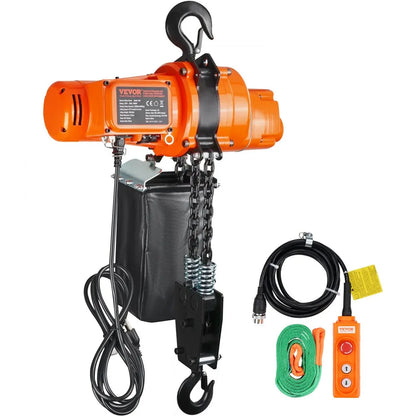 H10 - 2200 lbs VEVOR Electric Chain Hoist with Remote Control