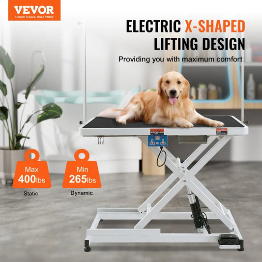 LZGT-301-U - 50" Electric Adjustable Grooming Table for Pets up to 400 lbs