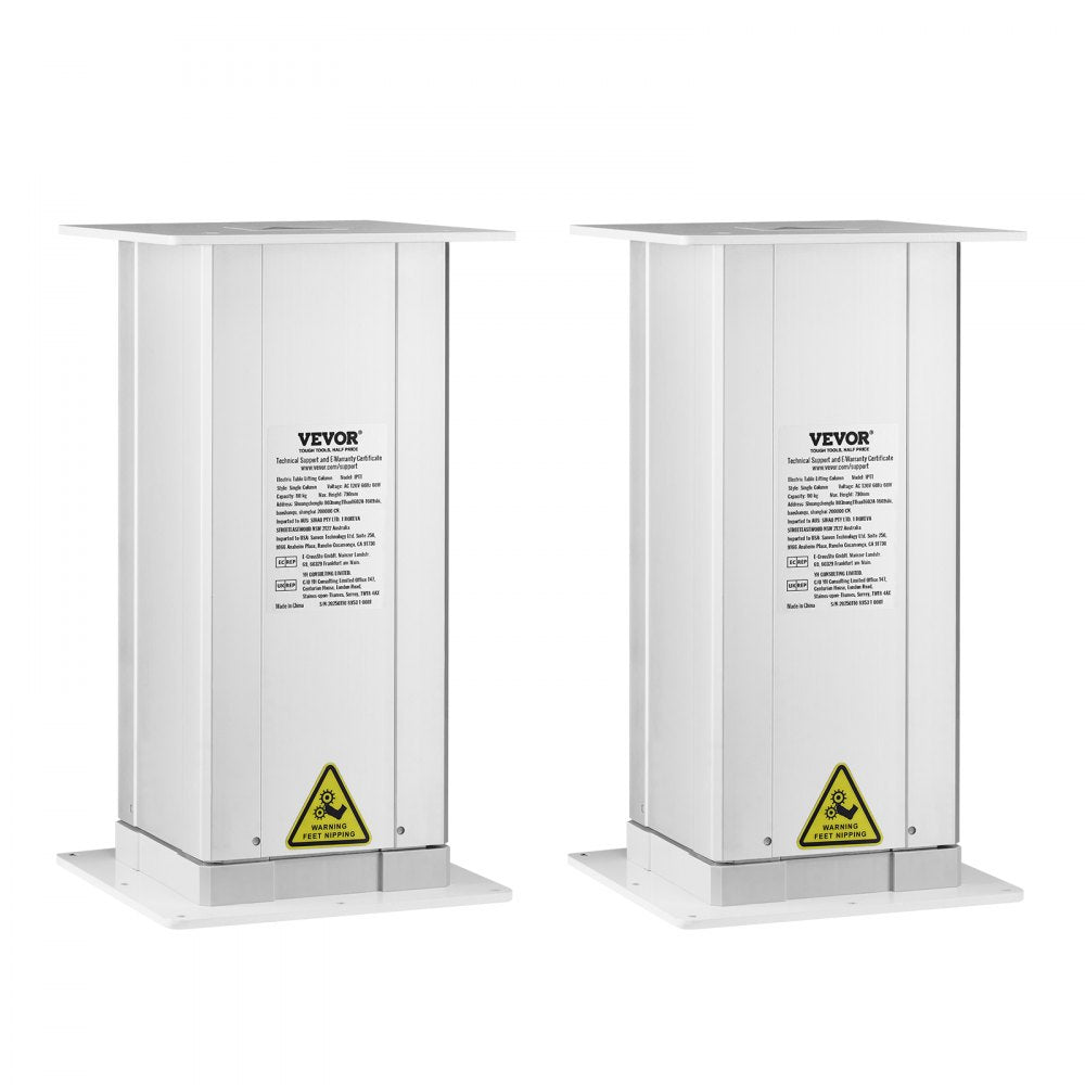 IPTT-DD-DL-360-H - 14.2-31.1 in Adjustable Aluminum Lift Table with Remote