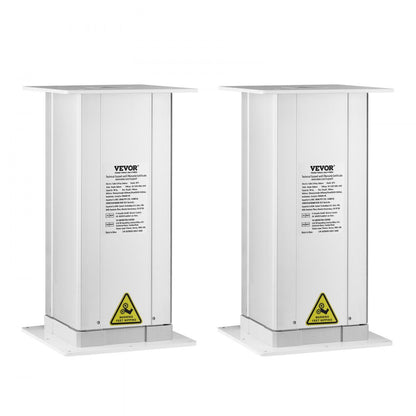 IPTT-DD-DL-360-H - 14.2-31.1 in Adjustable Aluminum Lift Table with Remote