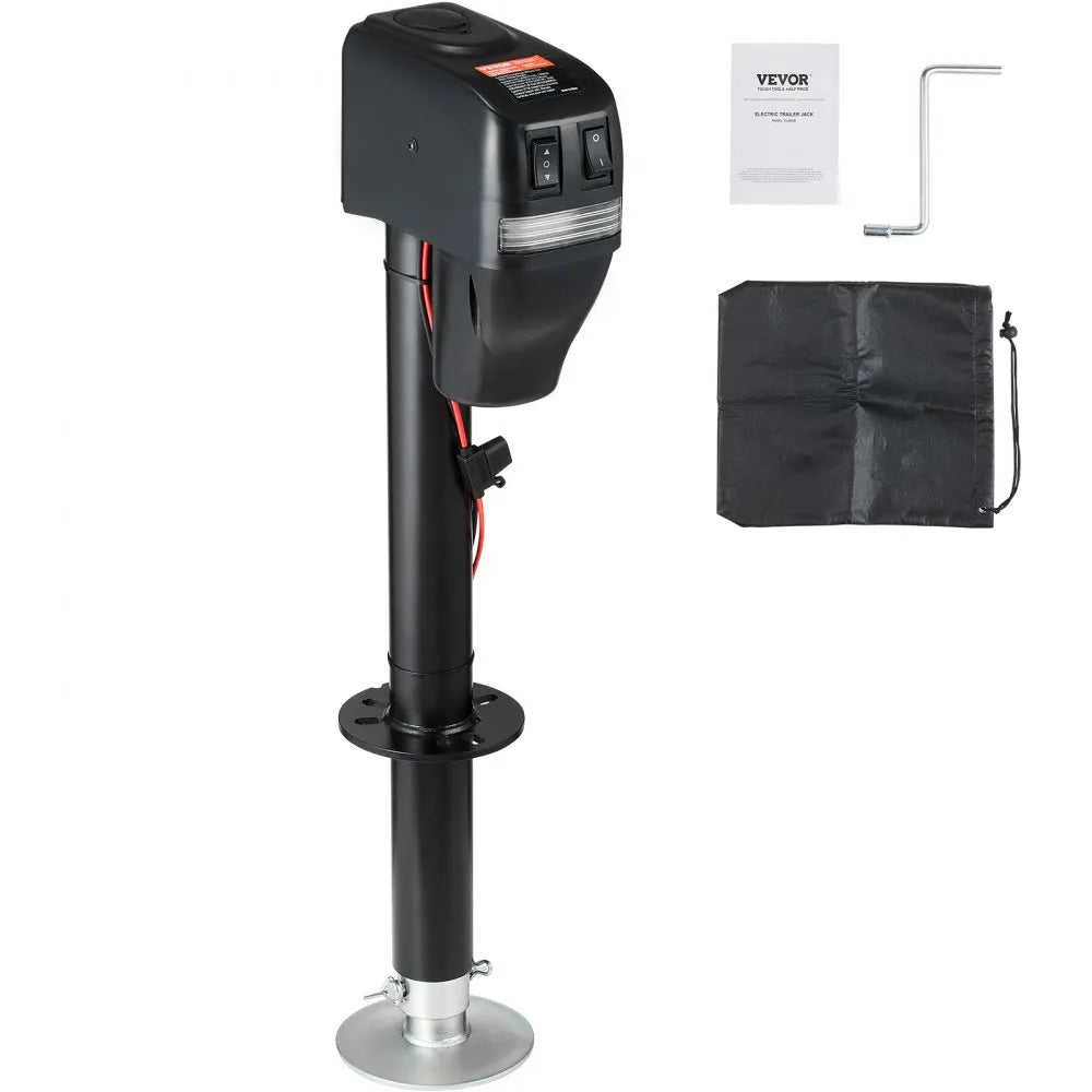 EJ3500B - 4000 lbs VEVOR Electric Trailer Jack with Waterproof Cover