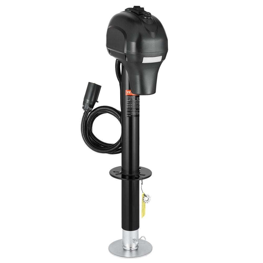 BASIC3500-2-7P - Heavy-Duty Electric Trailer Jack 3500 lbs, 9.5"-32" Lift Range