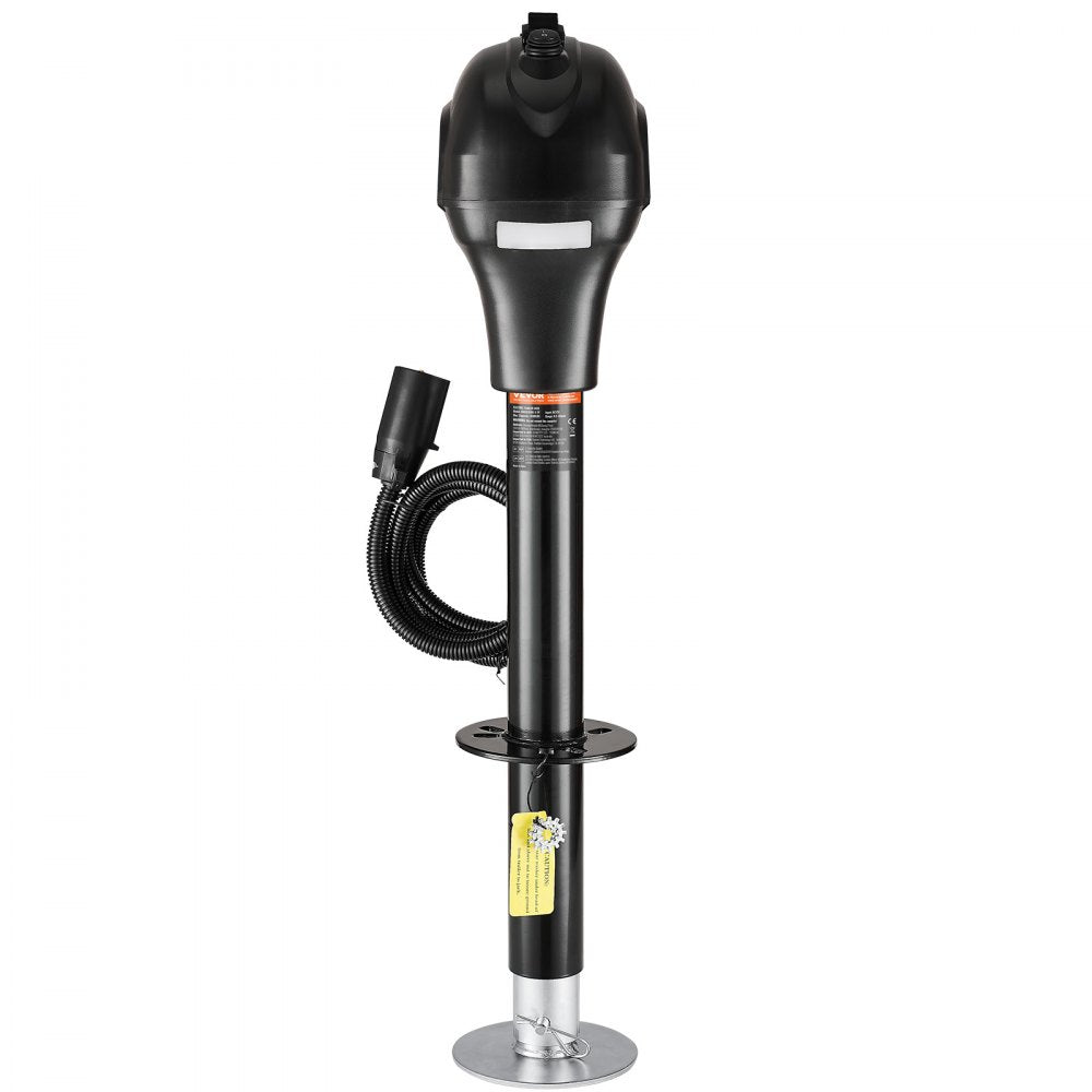 BASIC3500-2-7P - Heavy-Duty Electric Trailer Jack 3500 lbs, 9.5"-32" Lift Range