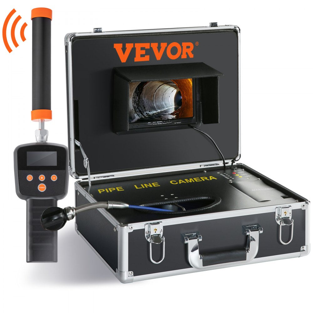 010412545703 - 100 ft Waterproof Sewer Camera with 512Hz Locator & 1000TVL Resolution