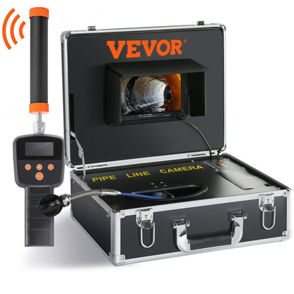 010412545703 - 100 ft Waterproof Sewer Camera with 512Hz Locator & 1000TVL Resolution