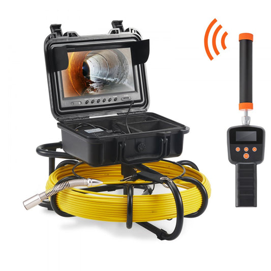 010477609781 - 720p VEVOR Sewer Inspection Camera with 165 ft Cable
