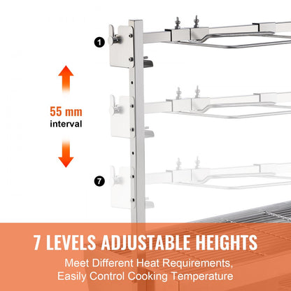 JY-MY-KYLCG-35-120 - 135 lbs Electric Rotisserie Grill for BBQ & Roasting