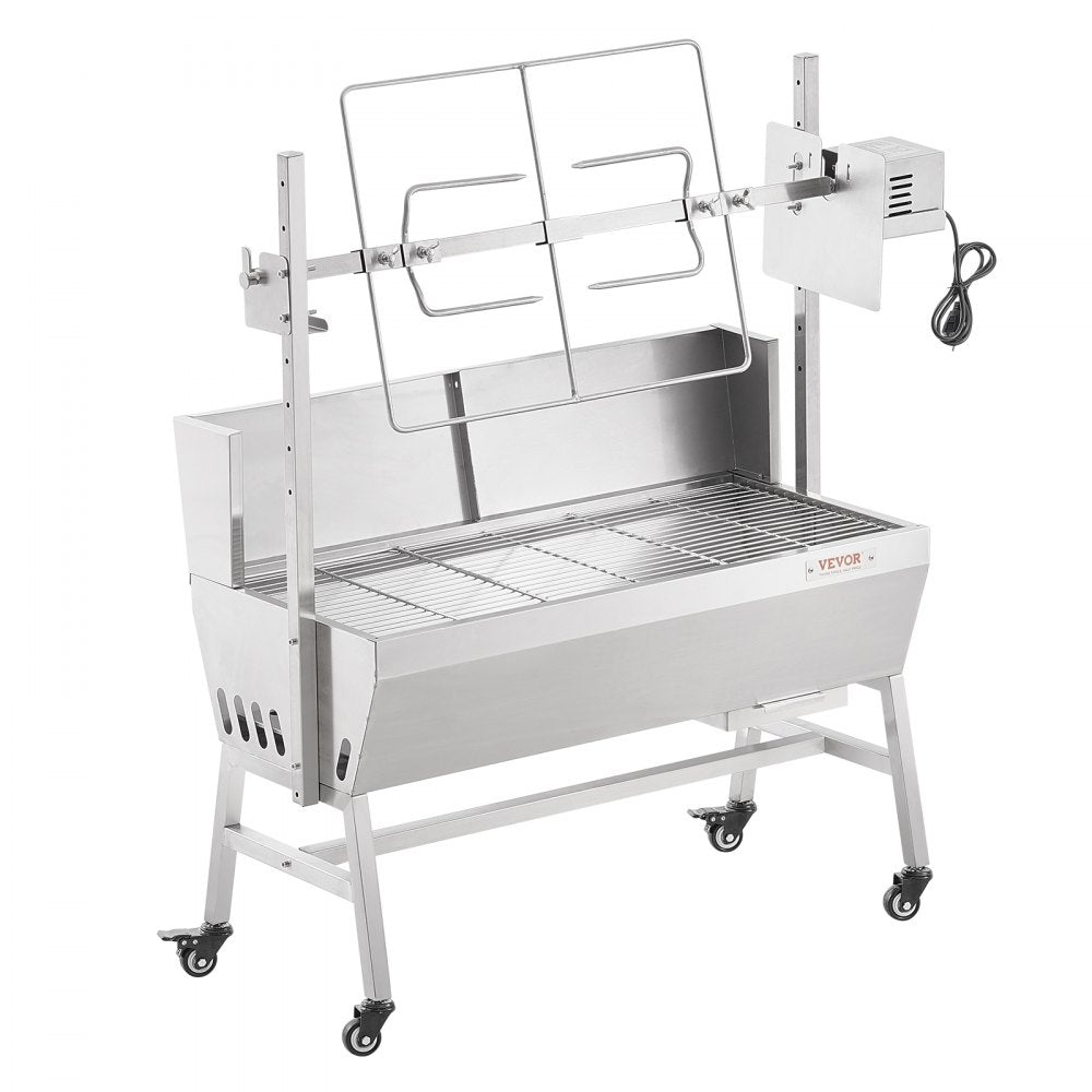 JY-MY-KYLDB-35-120 - 135 lbs Capacity Stainless Steel Electric Rotisserie Grill