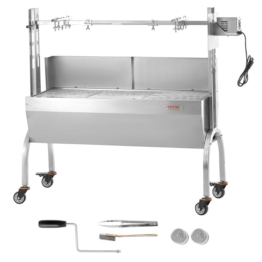 JY-MY-KYLDB-46-120 - 52W Rotisserie Grill Kit for Up to 198 lbs