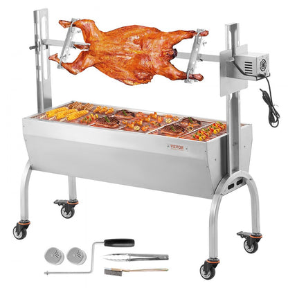 JY-MY-KYLCG-46-120 - 198 lb Electric Rotisserie Grill for BBQ & Outdoor Cooking