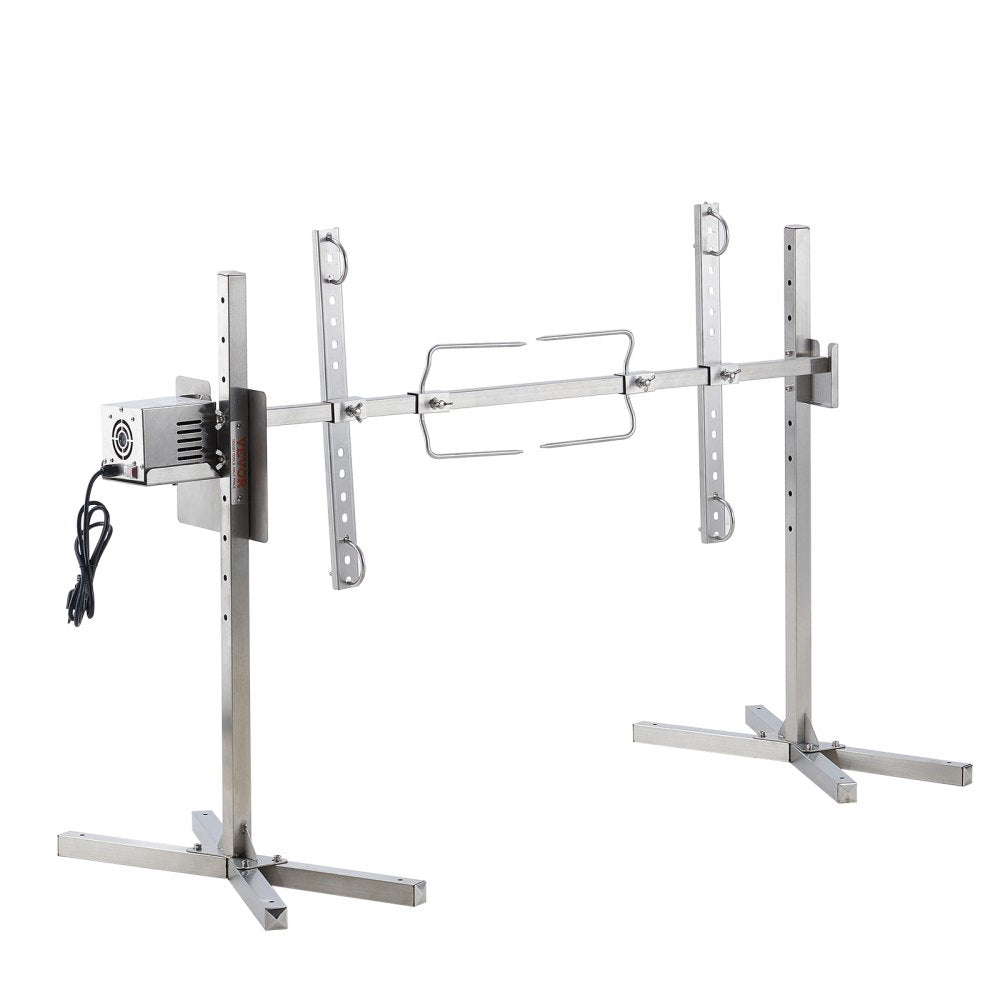 JY-MY-SKJ-46-01-120 - 132lbs Stainless Steel Electric Rotisserie Grill Kit