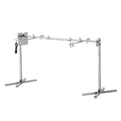 010488096396 - 56" Stainless Steel Rotisserie Grill Kit for 132lb BBQ Cooking