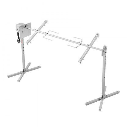 010488096396 - 56" Stainless Steel Rotisserie Grill Kit for 132lb BBQ Cooking