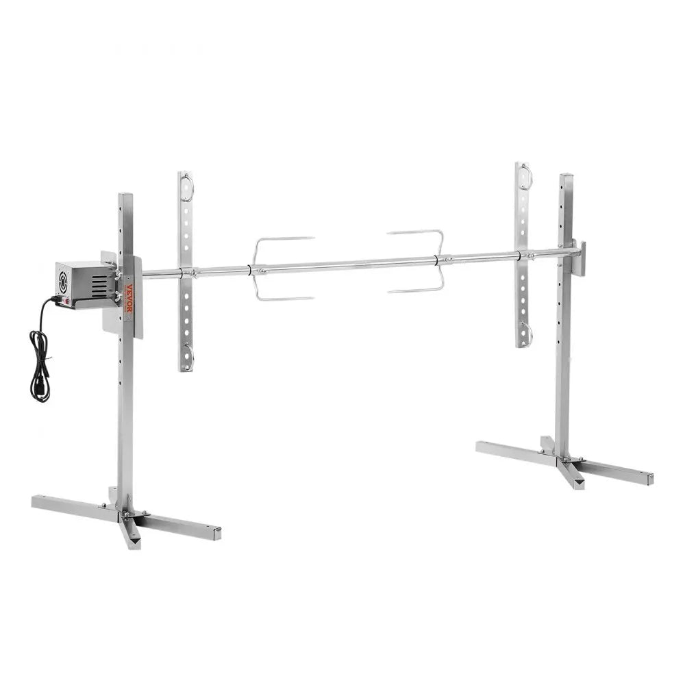 010488096396 - 56" Stainless Steel Rotisserie Grill Kit for 132lb BBQ Cooking