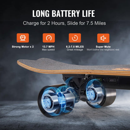SYL03 - Powerful Electric Longboard Skateboard for Thrilling Rides