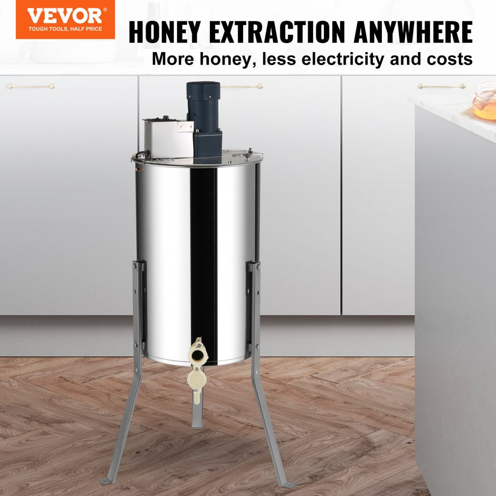 DD-2/4 - VEVOR Electric Honey Extractor with 140W Stainless Steel Motor
