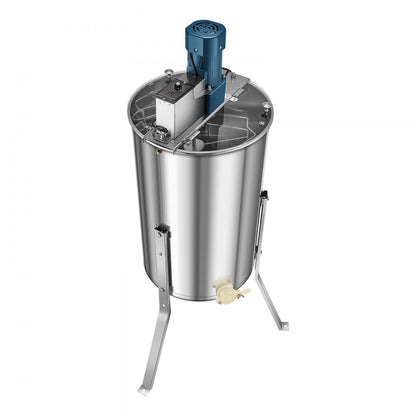 HE-15C-3E-US - 3-Frame Stainless Steel Honey Extractor with Adjustable Speed