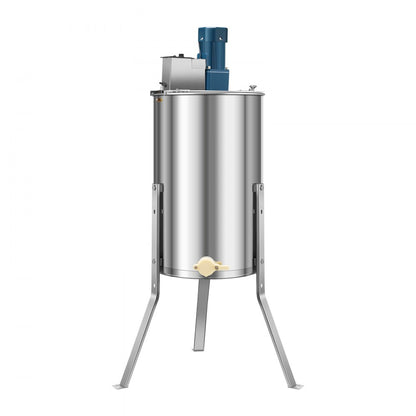 HE-15C-3E-US - 3-Frame Stainless Steel Honey Extractor with Adjustable Speed