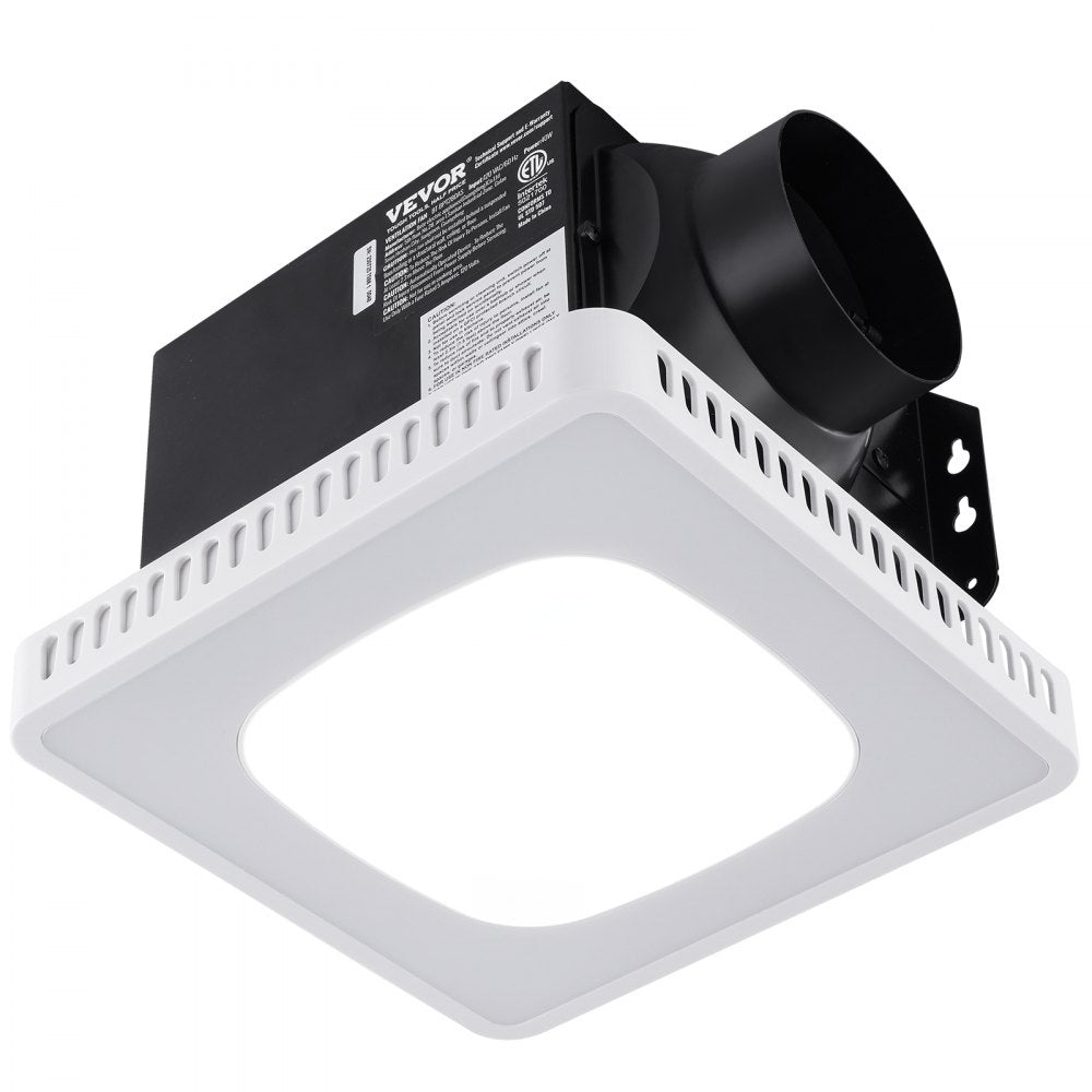 BT-BPT280AS - VEVOR 110 CFM LED Exhaust Fan with Humidity Control
