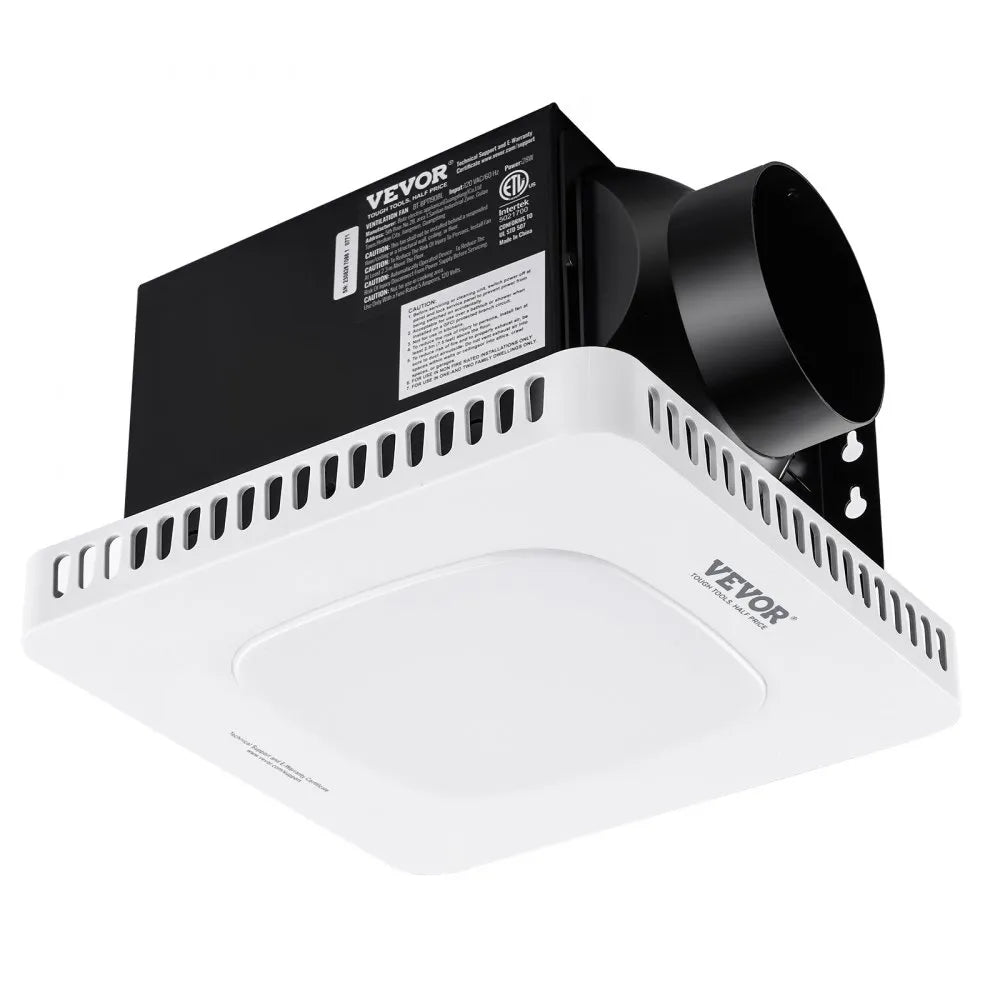 BT-BPT190BL - VEVOR 110 CFM Low-Noise Bathroom Exhaust Fan