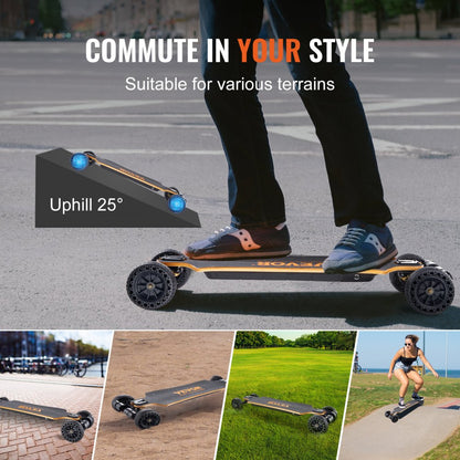 SYL-10B-1 - 26.7 lbs Electric Longboard with 18.6 Miles Range