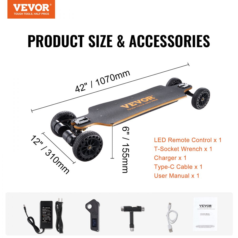 SYL-10B-1 - 26.7 lbs Electric Longboard with 18.6 Miles Range