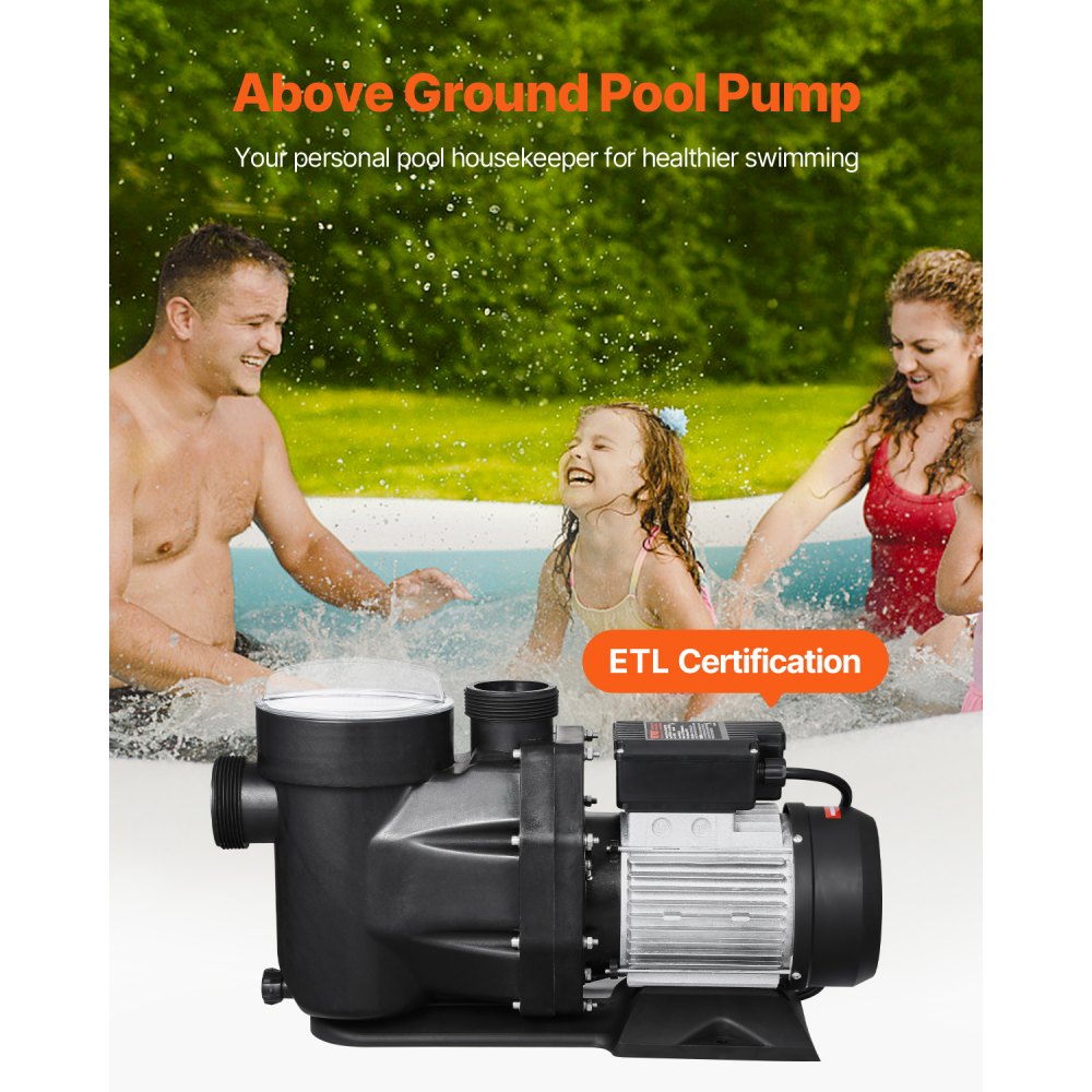 SPP2200 - 3 HP Above Ground Pool Pump, 149 GPM, Copper Motor
