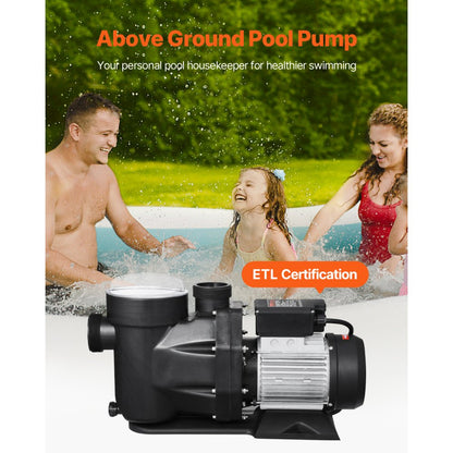 SPP2200 - 3 HP Above Ground Pool Pump, 149 GPM, Copper Motor