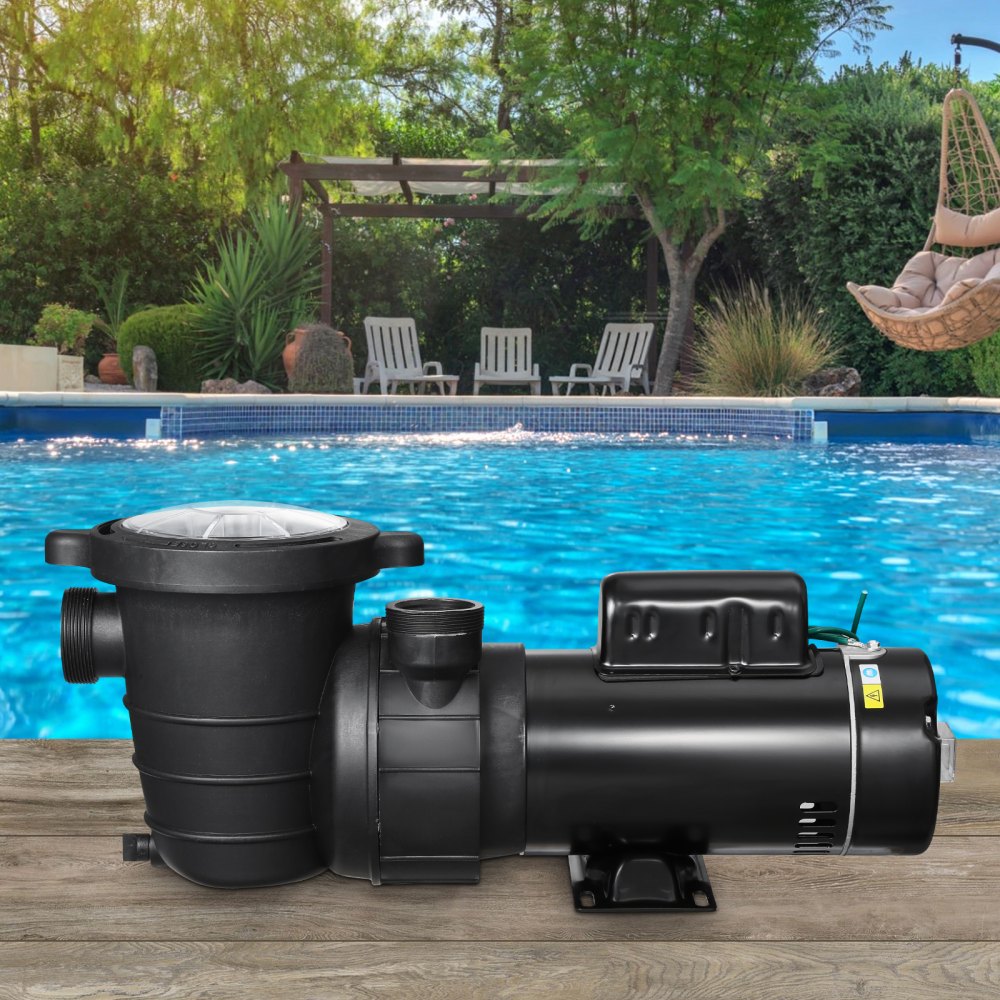 HAP1100A - 1.5HP Dual-Speed Pool Pump, 110 GPM, Durable PP Shell