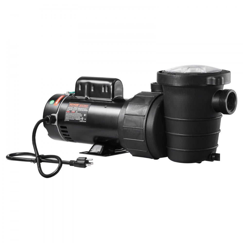 HAP1100A - 1.5HP Dual-Speed Pool Pump, 110 GPM, Durable PP Shell
