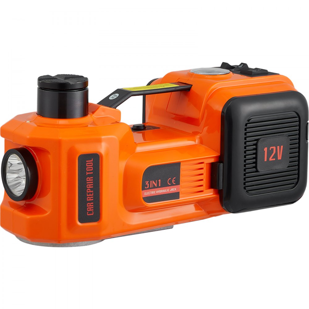 010192123050 - 5-Ton Electric Hydraulic Jack with Compressor & LED Light