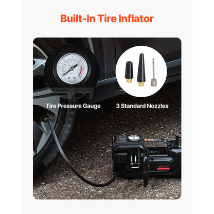 ZSY01-3 - 3-in-1 Electric Car Jack Kit with LED and Remote Control