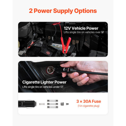 ZSY01-3 - 3-in-1 Electric Car Jack Kit with LED and Remote Control