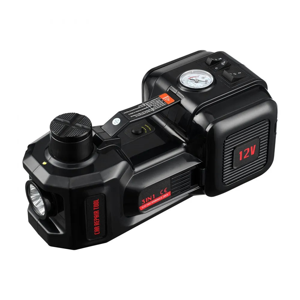 ZSY01-3 - 3-in-1 Electric Car Jack Kit with LED and Remote Control