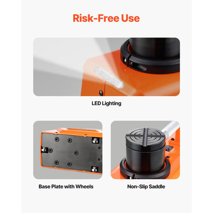 ZSY15 - 15 Ton Electric Car Jack Kit with Remote & LED Light