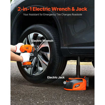 TY-01LEJ - 5 Ton Electric Car Jack Kit with Remote & LED Light